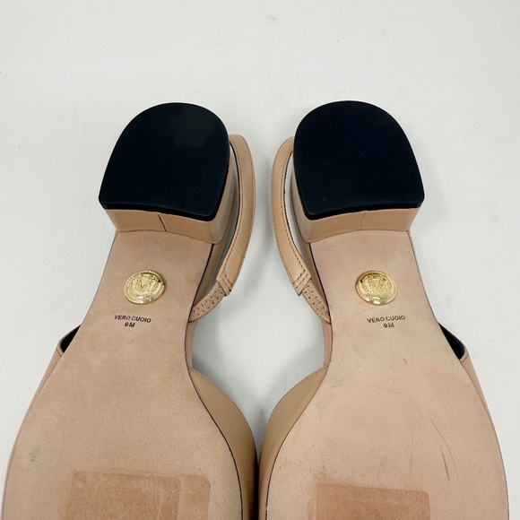 New Veronica Beard Cecile Leather Cap Toe Slingback Sz 9 - Picture 14 of 14